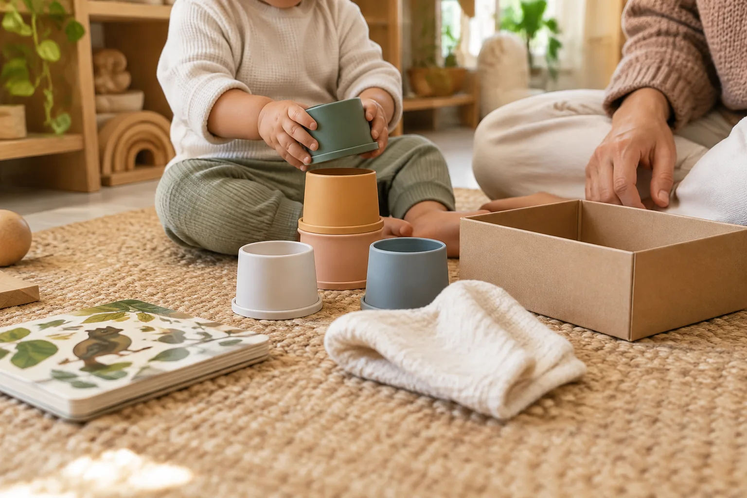 Ten-minute play ideas for babies and toddlers, using what you have
